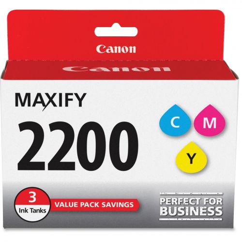 캐논 Canon, CNMPGI2200CMY, PG-2200 MAXIFY Color Ink Tank, 3  Pack