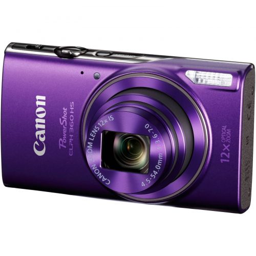 캐논 ONLINE Canon PowerShot ELPH 360 HS Digital Camera (Black)