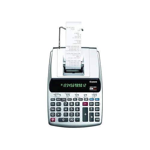 캐논 Canon Office Products 2198C001 Canon MP11DX-2 Desktop Printing Calculator with Currency Conversion, Clock and Calendar