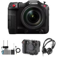 Canon EOS C70 Cine Camera Kit with RF 24-70mm Lens & EW-DP Wireless Mic