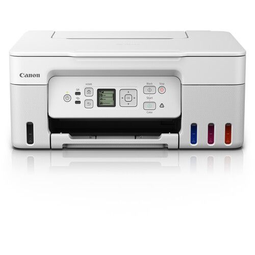 캐논 Canon PIXMA G3270 MegaTank All-in-One Wireless Inkjet Color Printer (White)