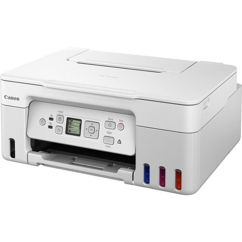 캐논 Canon PIXMA G3270 MegaTank All-in-One Wireless Inkjet Color Printer (White)