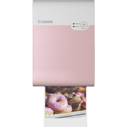 캐논 Canon SELPHY Square QX10 Compact Photo Printer (Pink)