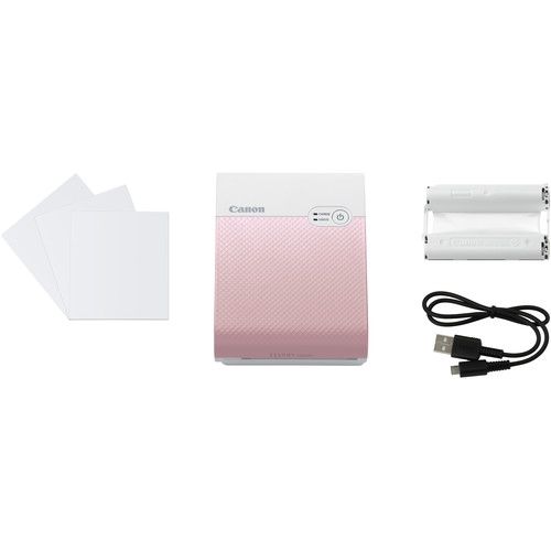 캐논 Canon SELPHY Square QX10 Compact Photo Printer (Pink)