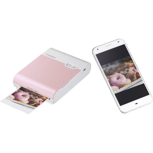 캐논 Canon SELPHY Square QX10 Compact Photo Printer (Pink)