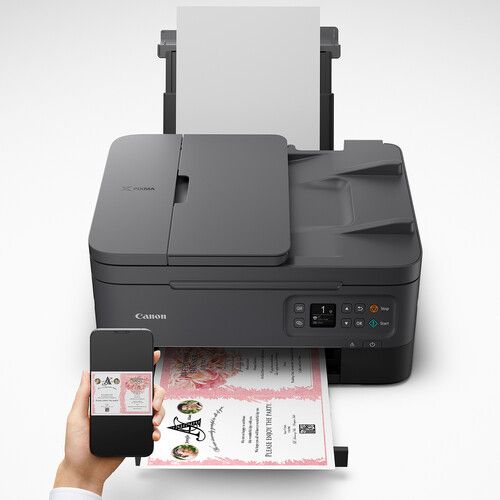 캐논 Canon PIXMA TR7020a Wireless Inkjet All-In-One Color Printer (Black)