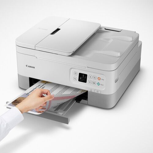 캐논 Canon PIXMA TR7020a Wireless Inkjet All-In-One Color Printer (White)