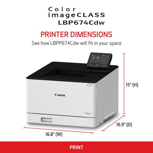 캐논 Canon imageCLASS LBP674Cdw Wireless Color Laser Printer
