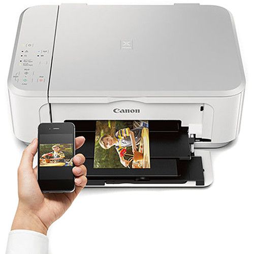 캐논 Canon PIXMA MG3620 Wireless All-in-One Inkjet Printer (White)