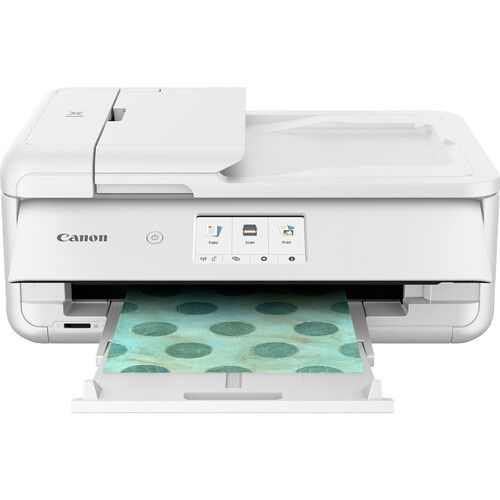 캐논 Canon Pixma TS9521Ca Wireless All-in-One Inkjet Printer (White)