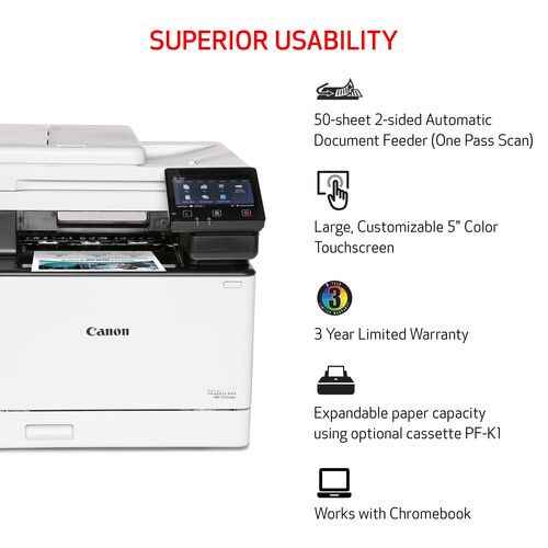 캐논 Canon imageCLASS MF753Cdw Multifunction Wireless Color Laser Printer