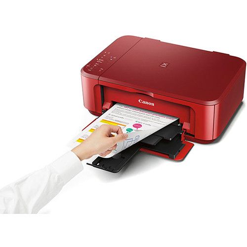 캐논 Canon PIXMA MG3620 Wireless All-in-One Inkjet Printer (Red)