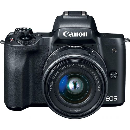 캐논 [아마존핫딜][아마존 핫딜] Canon EOS M50 Mirrorless Camera Kit w/EF-M15-45mm and 4K Video - Black
