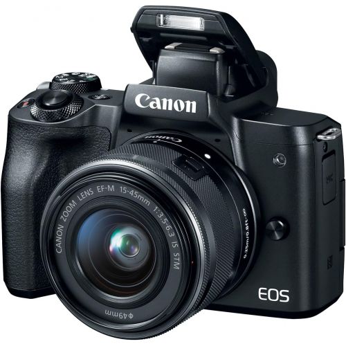 캐논 [아마존핫딜][아마존 핫딜] Canon EOS M50 Mirrorless Camera Kit w/EF-M15-45mm and 4K Video - Black