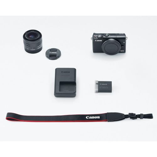 캐논 [아마존핫딜][아마존 핫딜] Canon EOS M100 Mirrorless Camera w/ 15-45mm Lens - Wi-Fi, Bluetooth, and NFC Enabled (Black)