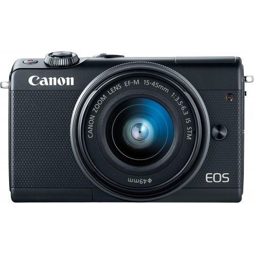 캐논 [아마존핫딜][아마존 핫딜] Canon EOS M100 Mirrorless Camera w/ 15-45mm Lens - Wi-Fi, Bluetooth, and NFC Enabled (Black)