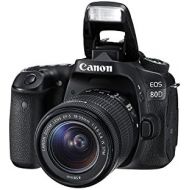 [아마존베스트]Canon EOS 80D Digital SLR Kit with EF-S 18-55mm f/3.5-5.6 is STM Lens (US Model, Black)