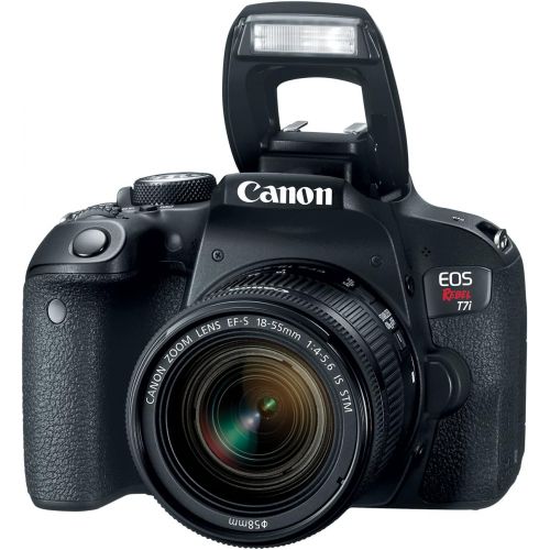 캐논 [아마존베스트]Canon EOS T7i DSLR Camera with 18-55mm IS STM Lens + 2 x 32GB Card + Accessory Kit