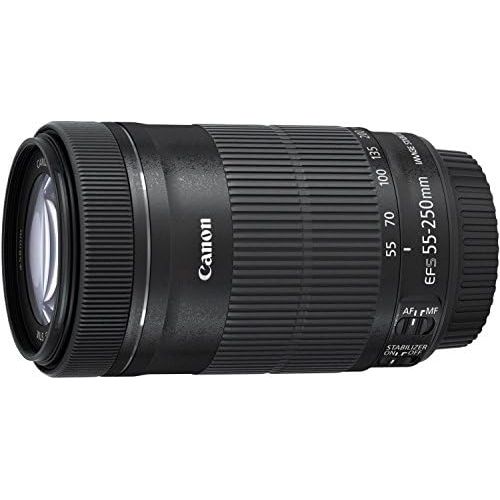 캐논 [아마존베스트]Canon EF-S 55-250mm f/4-5.6 IS STM Telephoto Zoom Lens International Version (No Warranty)