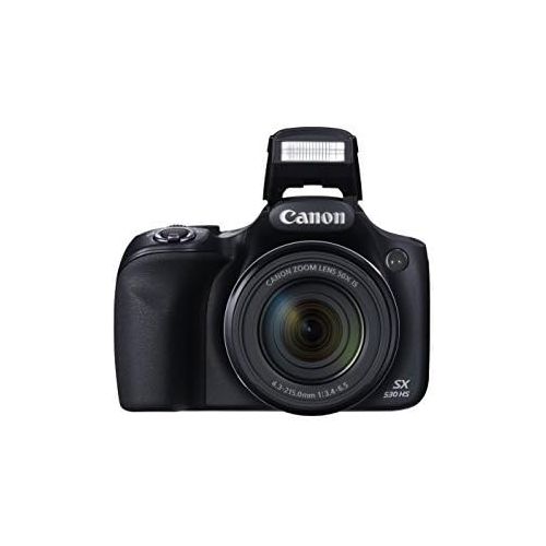 캐논 [아마존베스트]Canon PowerShot SX530 HS Digital Camera with 50x Optical Image Stabilized Zoom with 3-Inch LCD HD 1080p Video (Black)+ Extra Battery + 24GB Class 10 Card Complete Deluxe Accessory