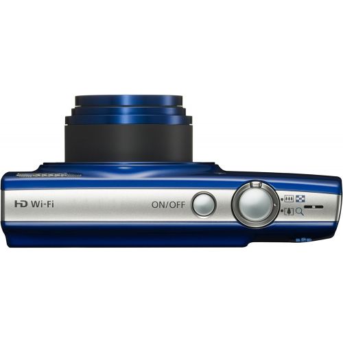 캐논 [아마존베스트]Canon PowerShot ELPH 190 Digital Camera w/ 10x Optical Zoom and Image Stabilization - Wi-Fi & NFC Enabled (Blue)