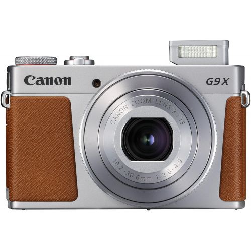 캐논 [아마존베스트]Canon PowerShot G9 X Mark II Compact Digital Camera w/ 1 Inch Sensor and 3inch LCD - Wi-Fi, NFC, Bluetooth Enabled (Silver)