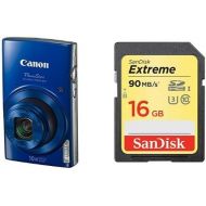 [아마존베스트]Canon Digital Camera - Wi-Fi & NFC Enabled (Blue) With 16GB Memory Card