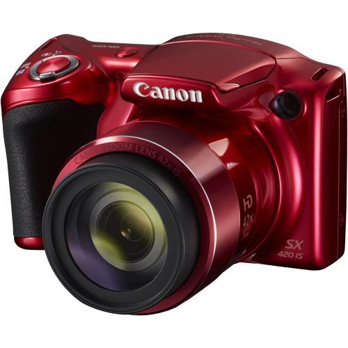 캐논 [아마존베스트]Canon PowerShot SX420 Digital Camera w/ 42x Optical Zoom - Wi-Fi & NFC Enabled (Red)