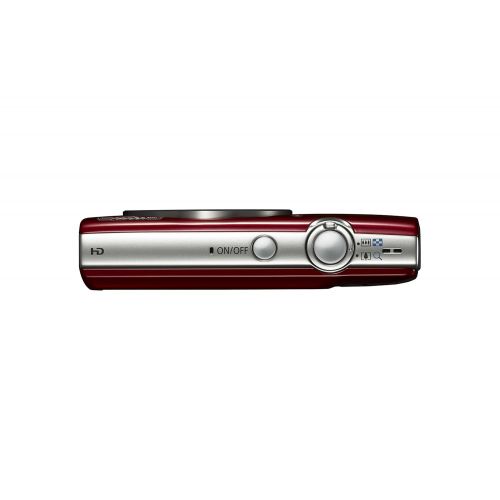 캐논 Canon PowerShot ELPH 180 Digital Camera w/Image Stabilization and Smart AUTO Mode (Red)