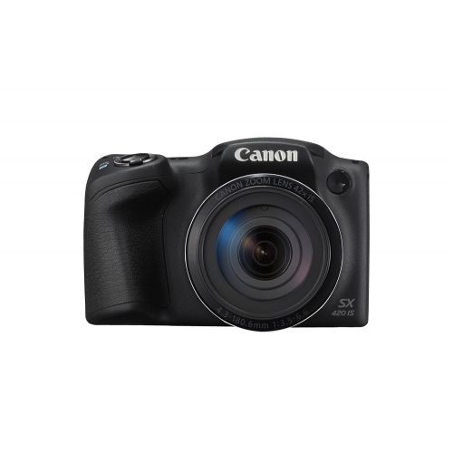 캐논 Canon PowerShot SX420 Digital Camera w/ 42x Optical Zoom - Wi-Fi & NFC Enabled (Black)