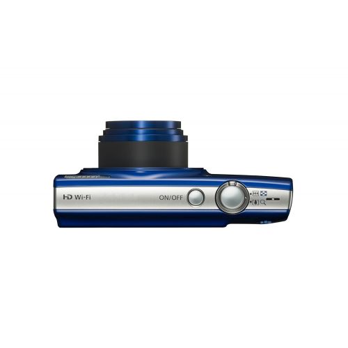 캐논 Canon PowerShot ELPH 190 Digital Camera w/ 10x Optical Zoom and Image Stabilization - Wi-Fi & NFC Enabled (Blue)