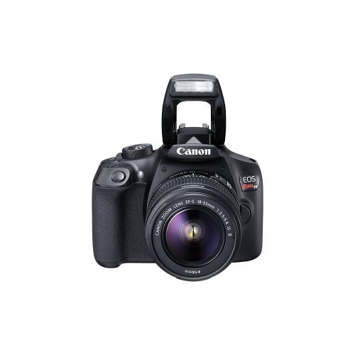 캐논 Canon EOS Rebel T6 Digital SLR Camera Kit with EF-S 18-55mm f/3.5-5.6 is II Lens, Built-in WiFi and NFC - Black (Renewed)