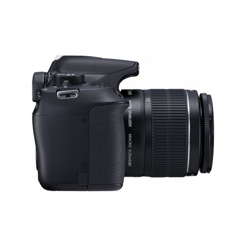 캐논 Canon EOS Rebel T6 Digital SLR Camera Kit with EF-S 18-55mm f/3.5-5.6 is II Lens, Built-in WiFi and NFC - Black (Renewed)