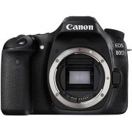 Canon Digital SLR Camera Body [EOS 80D] with 24.2 Megapixel (APS-C) CMOS Sensor and Dual Pixel CMOS AF - Black