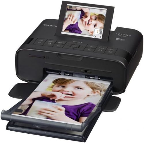 캐논 Canon SELPHY CP1300 Wireless Compact Photo Printer with AirPrint and Mopria Device Printing, Black (2234C001)