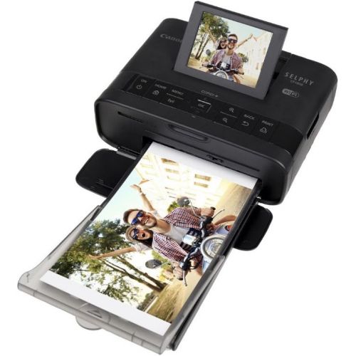 캐논 Canon SELPHY CP1300 Wireless Compact Photo Printer with AirPrint and Mopria Device Printing, Black (2234C001)