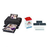 Canon Wireless Compact Photo Printer with AirPrint and Mopria Device Printing, Black + Color Ink and 108 Sheet 4 x 6 Paper Set