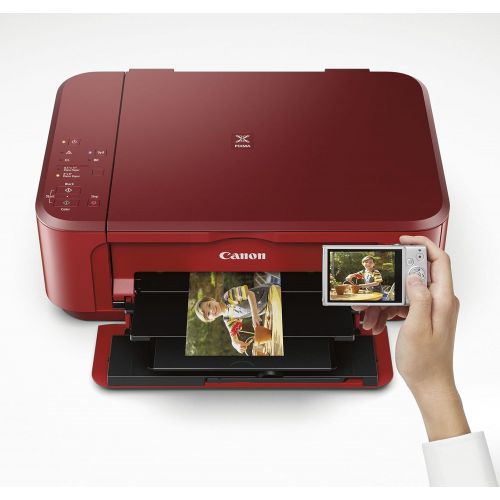 캐논 Canon PIXMA MG3620 Wireless All-In-One Color Inkjet Printer with Mobile and Tablet Printing, Red