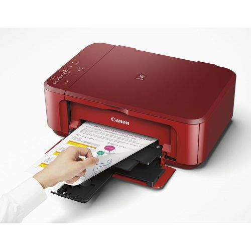 캐논 Canon PIXMA MG3620 Wireless All-In-One Color Inkjet Printer with Mobile and Tablet Printing, Red