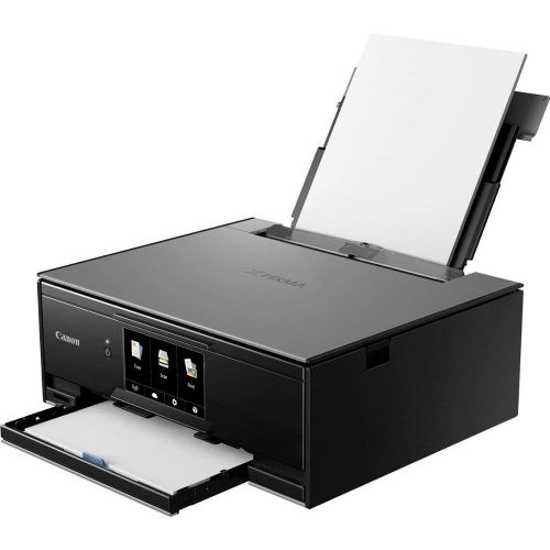 캐논 Canon TS9120 Wireless All-in-One Printer with Scanner and Copier: Mobile and Tablet Printing, with AirPrint and Google Cloud Print Compatible, Black, 14.2 x 14.7 x 5.6 Inches
