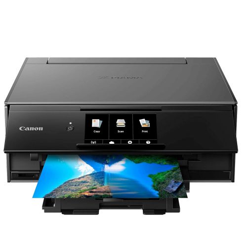 캐논 Canon TS9120 Wireless All-in-One Printer with Scanner and Copier: Mobile and Tablet Printing, with AirPrint and Google Cloud Print Compatible, Black, 14.2 x 14.7 x 5.6 Inches