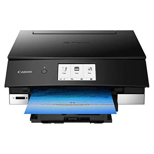 캐논 Canon TS8220 Wireless All in One Photo Printer with Scannier and Copier, Mobile Printing, Black, Amazon Dash Replenishment Ready