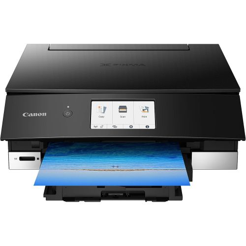 캐논 Canon TS8220 Wireless All in One Photo Printer with Scannier and Copier, Mobile Printing, Black, Amazon Dash Replenishment Ready