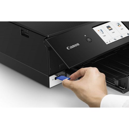캐논 Canon TS8220 Wireless All in One Photo Printer with Scannier and Copier, Mobile Printing, Black, Amazon Dash Replenishment Ready