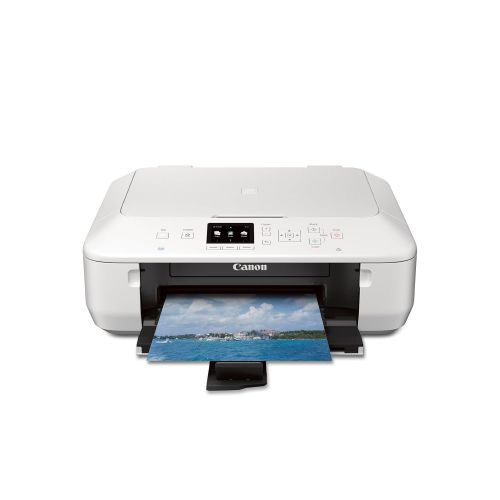 캐논 Canon PIXMA MG5520 Wireless All-In-One Color Photo Printer with Scanner, Copier and Auto Duplex Printing, White (Tablet Ready)