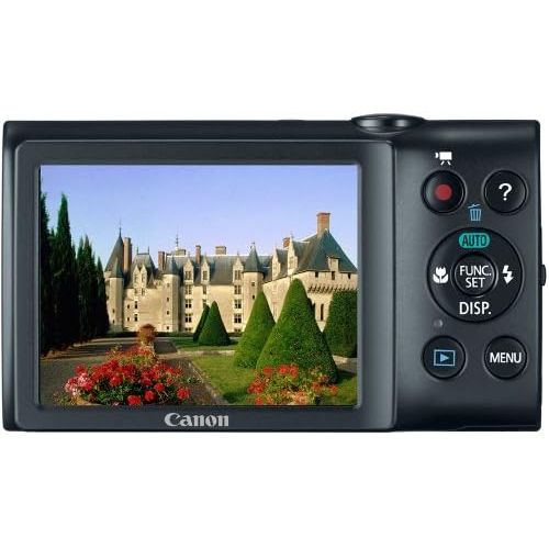 캐논 Canon PowerShot A2400 IS 16.0 MP Digital Camera with 5x Optical Image Stabilized Zoom 28mm Wide-Angle Lens with 720p Full HD Video Recording and 2.7-Inch Touch Panel LCD (Black)
