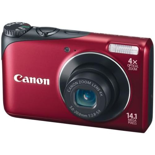 캐논 Canon Powershot A2200 14.1 MP Digital Camera with 4x Optical Zoom (Red)