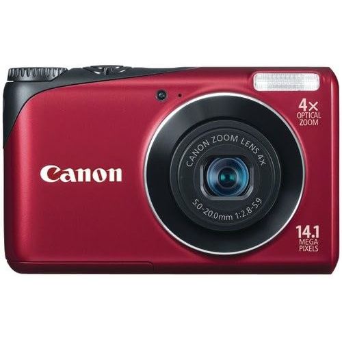 캐논 Canon Powershot A2200 14.1 MP Digital Camera with 4x Optical Zoom (Red)