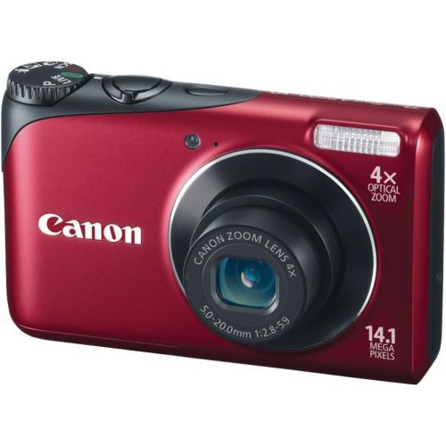 캐논 Canon Powershot A2200 14.1 MP Digital Camera with 4x Optical Zoom (Red)