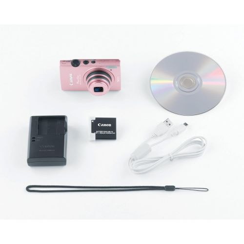 캐논 Canon PowerShot ELPH 110 HS 16.1 MP CMOS Digital Camera with 5x Optical Image Stabilized Zoom 24mm Wide-Angle Lens and 1080p Full HD Video Recording (Pink)